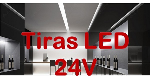 Tira LED PREMIUM 24V 9,6W/m 60LED/m SMD2835 900Lm/m IP20