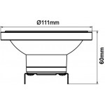 Lámpara LED AR111 G53 13W 12V 24º 960Lm