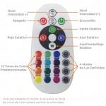 Lámpara LED Standard A70 E27 10W RGB-WW con mando distancia