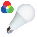 Lámpara LED Standard A60 E27 9W RGB