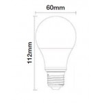 Lámpara LED Standard A60 E27 9W RGB