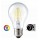 Lámpara LED Standard Clara E27 Filamento 7W 2700ºK 800lm Regulable