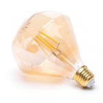 Lámpara LED Diamont Gold E27 4W Filamento 1800ºK