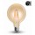 Lámpara LED Globo 125mm Gold E27 6W Filamento 2700ºK Regulable