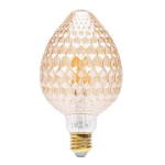 Lámpara LED Pinya Gold E27 4W Filamento 1800ºK