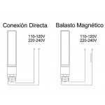 Lámpara LED PL G24 1100LM 10W Blanco Neutro