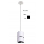 Lámpara Colgante Redonda Aluminio H138mm LED CREE 30W con 1,2 mts. cable y florón