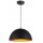 Lámpara Colgante Vintage Metálica Negro 04 con p/lampara E27, 1,5 mts cable y florón