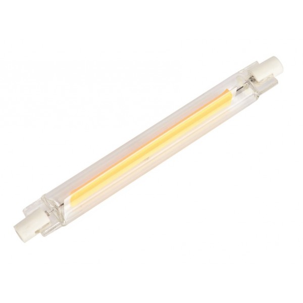 Lámpara LED R7s COB 118mm diámetro 14mm 230V 8W 1050Lm 3000ºK