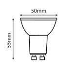 Lámpara LED GU10 SMD 5W SMART CCT Wifi, para Smartphone y control voz