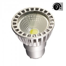 Lámpara LED GU10 COB 6W 50º, Regulable