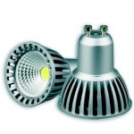 Lámpara LED GU10 COB 6W 50º, Regulable