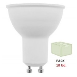 Lámpara LED GU10 SMD 7W 110º, Caja de 10 ud x 2,60€/ud