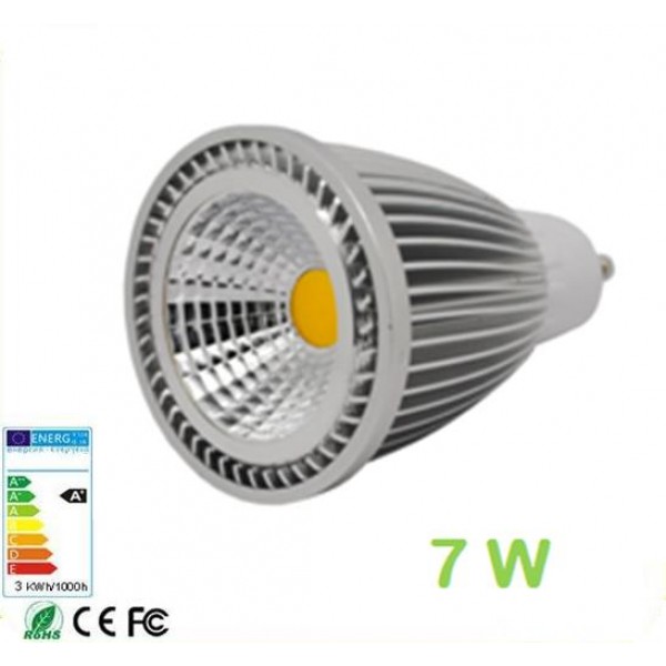 Lámpara LED GU10 COB 7W 60º