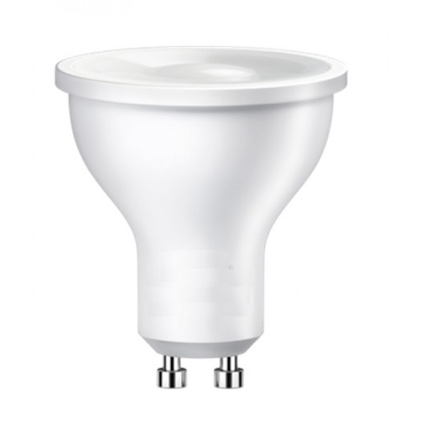 Lámpara LED GU10 SMD 7W 60º, caja 10ud x 3,40€/ud