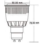 Lámpara LED GU10 COB 9W 60º 5000ºK