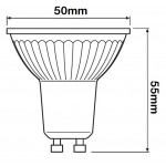 Lámpara LED GU10 PRO 9W 36º 575Lm Regulable CRI-97