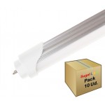 Tubo LED T8 1200mm Aluminio18W Conexión Un Lateral, Pack 10ud x 7,90€