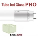 Tubo LED T8 600mm Cristal PRO 10W, conexión 1 lado, Caja de 25 ud x 3,60€/ud