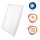 Panel LED Backlight 600X600mm 48W Marco Blanco Flicker Free UGR<19 PRO