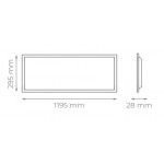 Panel LED Backlight 300X1200mm 40W Marco Blanco Flicker Free UGR<19 PRO CCT