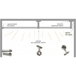 Brazo suspensión lateral para perfil redondo anodizado PR1916A