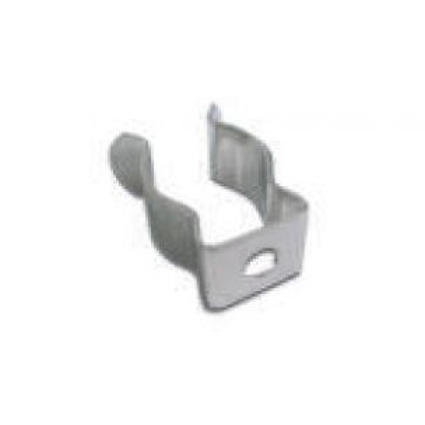 Clip sujeción para perfil redondo anodizado PR1916A, PR2117, T5