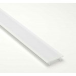 Difusor Glaseado para perfil aluminio Blanco Certificado, DGB66, tira 6 mts.