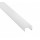 Difusor Cuadrado Glaseado para perfil aluminio anodizado Certificado, DGQ6, tira 2 mts.