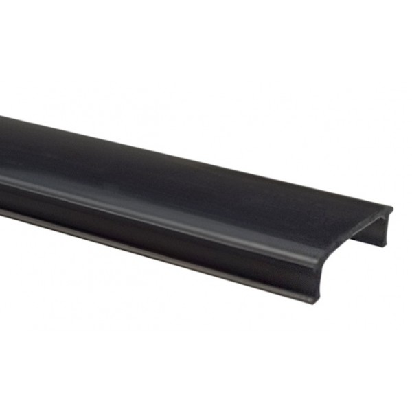 Difusor Negro para Perfil Aluminio Empotrar U7E 25x8mm PE2508P, PE2808B, PE2508N