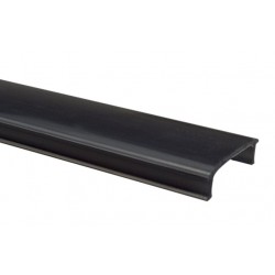 Difusor Negro para perfil aluminio PS2020U, tira de 2mts