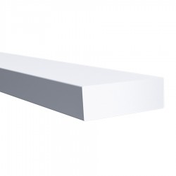 Difusor Opal para Perfil Empotrar Pisable Suelo de aluminio anodizado PEP2840A, barra de 2 mts