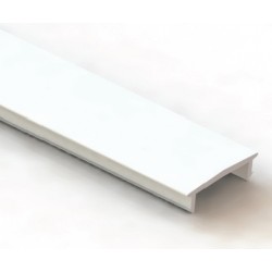 Difusor Opal para Perfil Aluminio Superficie LINE, barra de 2 ó 3 Metros