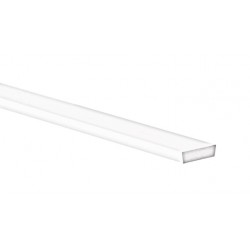 Difusor Transparente Perfil empotrar suelo pisable aluminio anodizado LINE 19,2x8,3mm, tira de 2 ó 3 mts.