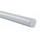 Perfil Aluminio anodizado Redondo 21x17mm. para tiras LED, barra 2 Metros -completo- (a 14,00€/mt.) Acabado Blanco