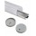 Perfil Aluminio anodizado con difusor Redondo ECO2 30mm., barra 2 Metros -completo-