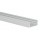 Perfil Aluminio Superficie 23,5x10mm. para tiras LED, barra 2 metros