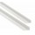 Perfil Aluminio Superficie Blanco 17x8mm. para tiras LED, 6mts (2 tramos de 3 Metros)
