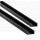 Perfil Aluminio Superficie Negro 17x8mm. para tiras LED, 6mts (2 tramos de 3 Metros)
