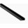 Perfil Aluminio Superficie Negro 17x8mm. para tiras LED, barra de 2 Metros