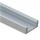 Perfil Aluminio Superficie LINE 17,5x7mm. para tiras LED, barra de 3 Metros