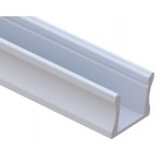 Perfil Aluminio Superficie LINE 17,5x14mm. para tiras LED, barra de 3 Metros