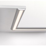 Perfil de aluminio de superficie ECO 52,2x7,66mm. para tiras LED, barra de 2 Metros - Completo -