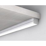 Perfil Aluminio Superficie ECO Plata 17x14,5mm. para tiras LED, barra de 2 Metros - completo- (a 7,50€/mt)