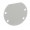 Tapa Final Blanca Aluminio para perfil redondo anodizado PR3939A