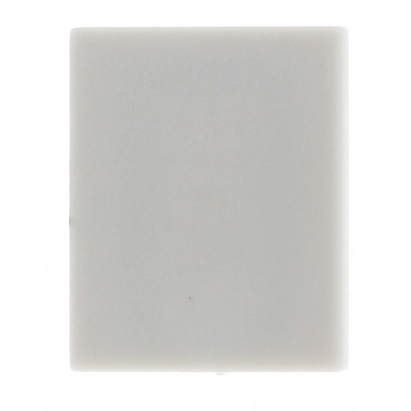 Tapa Final para Perfil Empotrar Pisable Suelo de aluminio anodizado en plata PEP2126A
