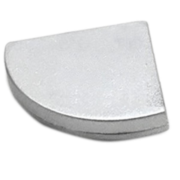 Tapa Final Difusor Opal Curvo Perfil Aluminio Angulo 16x16mm