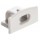 Tapa Final Blanca salida cable para perfil BASIC superficie PS1708B