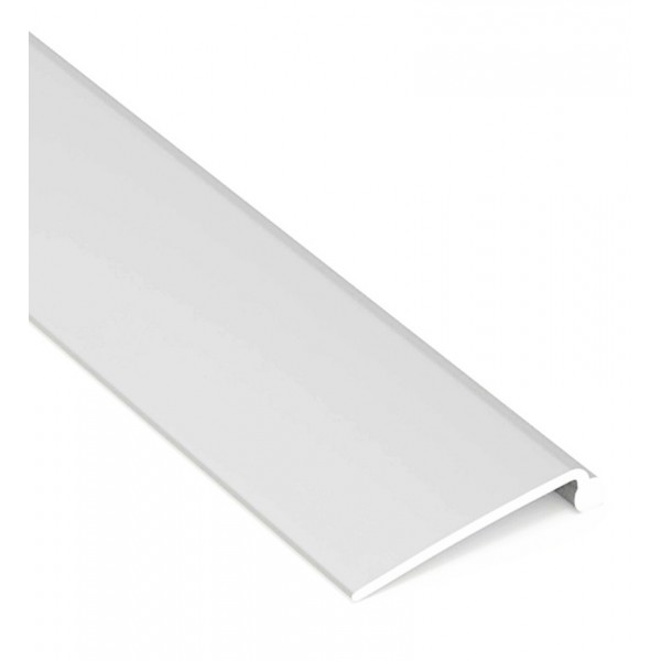 Visera Reflector Blanca Perfil Redondo aluminio 19,7mm PR2015AB, barra de 2 metros