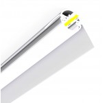 Visera Reflector Blanca Perfil Redondo aluminio 19,7mm PR2015AB, barra de 2 metros